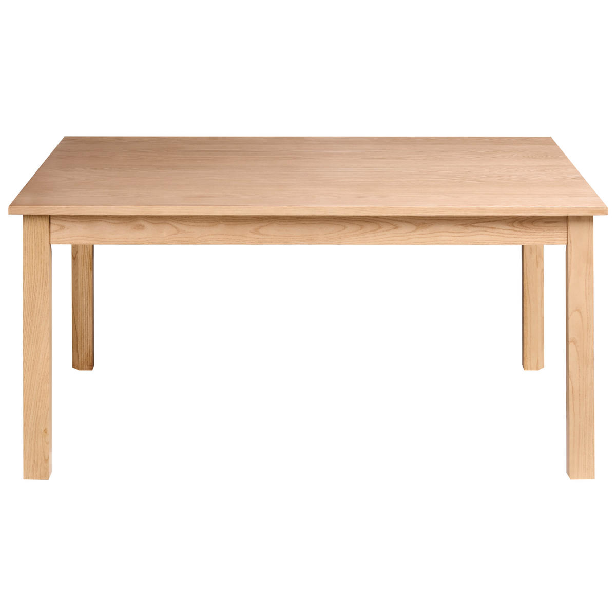 JÍDELNÍ STŮL Světlý Dub 160/90 cm Gisela - světle hnědá, kompozitní dřevo (160/90/77cm) - Beliani