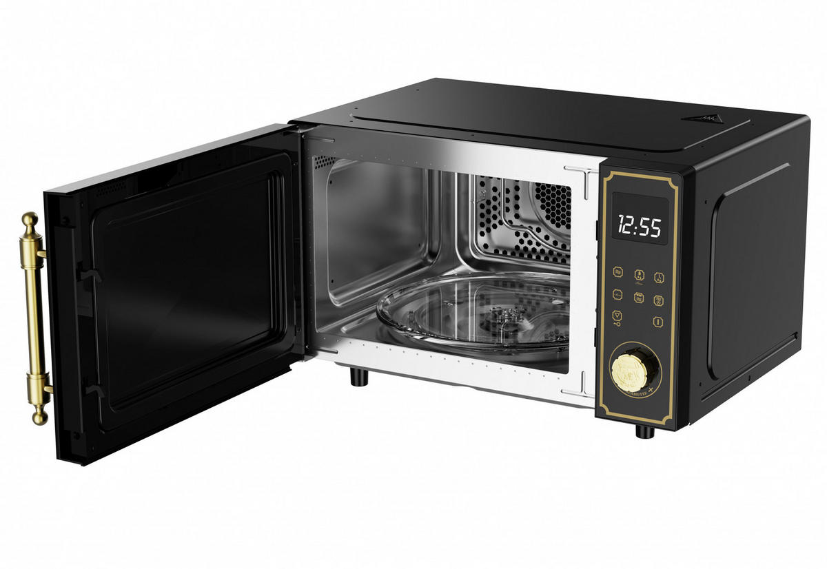 MIKROWELLE M 2530 Em, 25L, Schwarz, 25 Funktionen - Schwarz, Metall (51/30.3/41cm) - Kaiser Küchengeräte