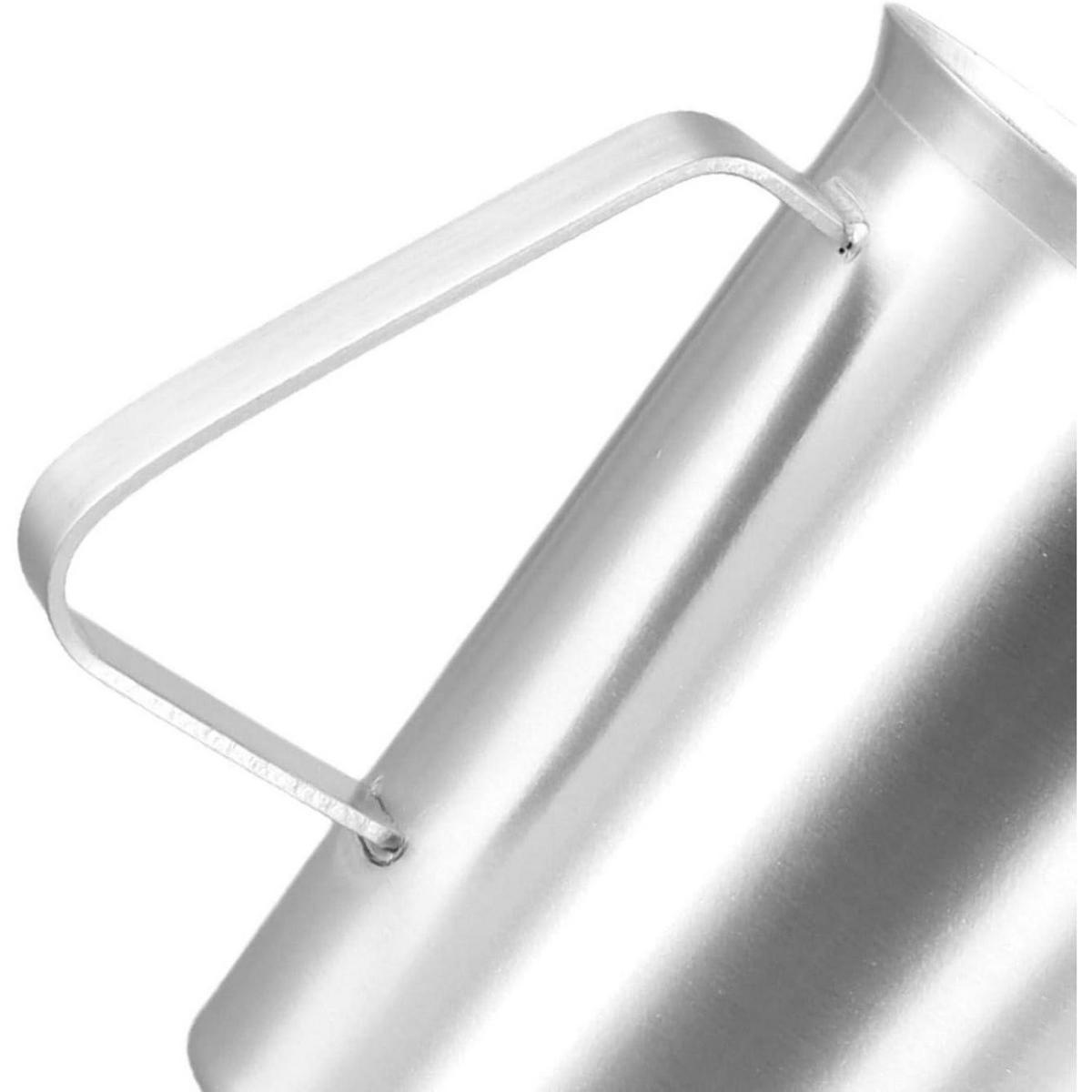 MESSBECHER 2-teiliges Set Edelstahl 500 ml - Silberfarben, Metall (0.5L)