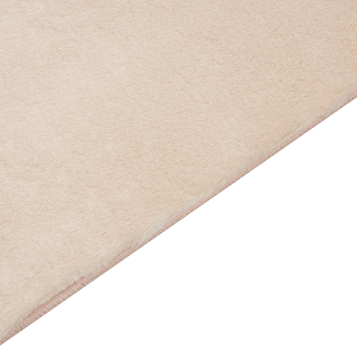 SHAGGY-KUNSTFELLTEPPICH Mirpur 150/80 cm - Beige, Kunststoff (80/150cm) - Beliani