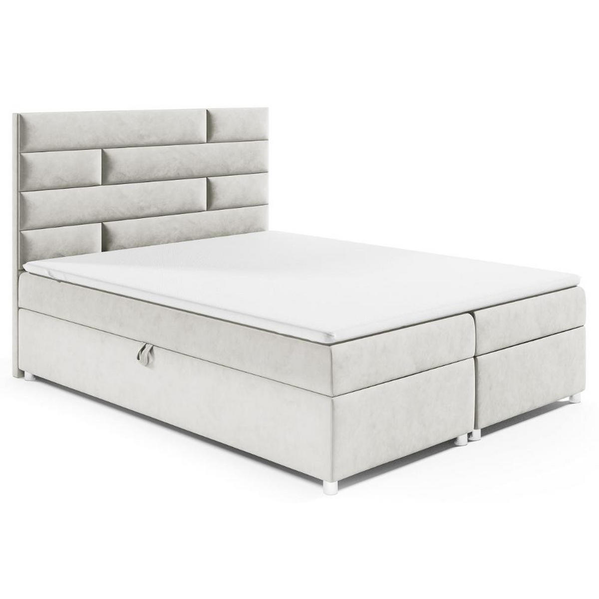 BOXSPRINGBETT 140x200 cm, in ROSA, mit Bettkasten Trinity K-5 Bonellfederkern inkl - Rosa, Holz/Textil (140/200cm) - Best For Home