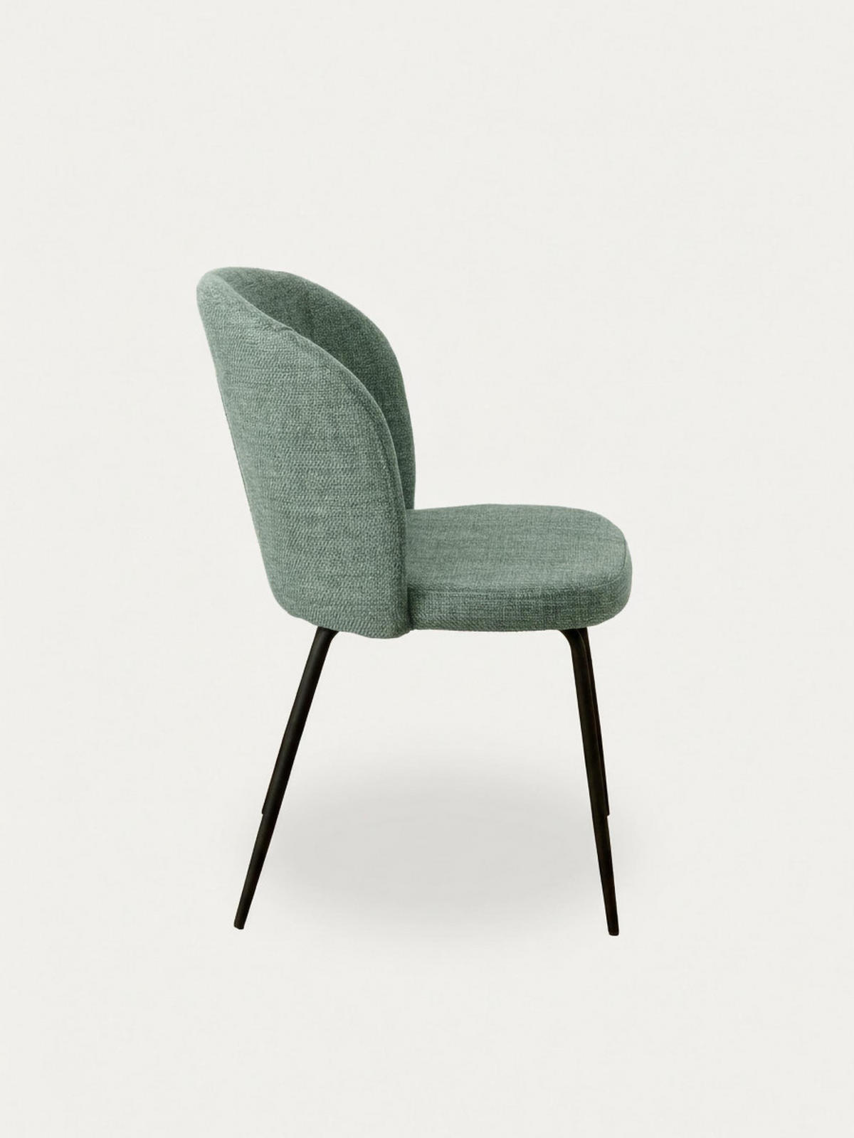STUHL Beiz Minze 54 cm x 81 cm - Mintgrün, Textil (54/81/59cm) - Kenay Home
