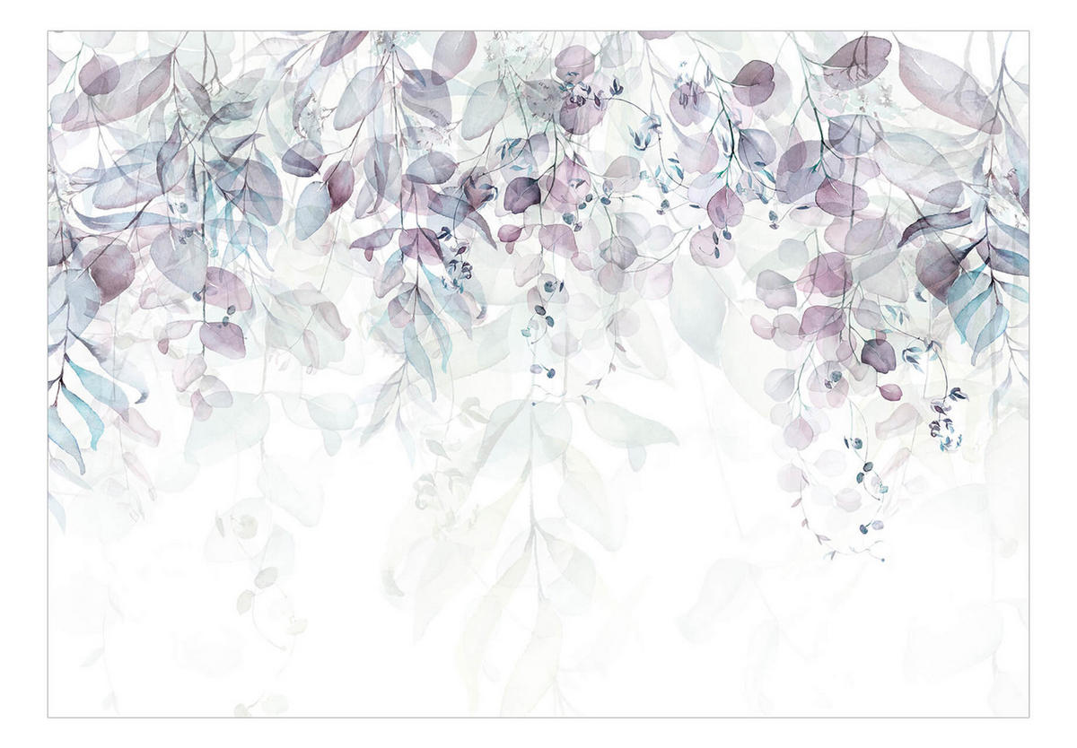 VLIESTAPETE Weiß 300/210 cm - Weiß/Grün, Textil (300/1cm) - KUNSTLOFT