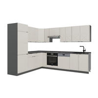 ECKKÜCHE Fame-Line GrauBeige/Anthrazit 227 x 287 cm, AP Anthrazit - Anthrazit/Grau, Holzwerkstoff (287/81.6/60cm) - Vicco