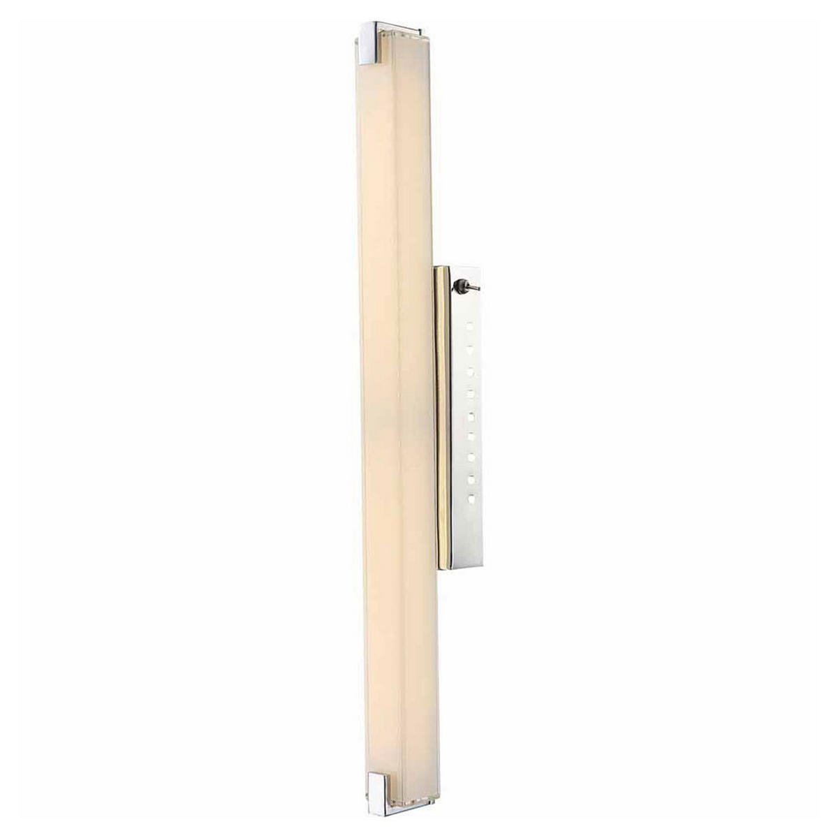 LED WANDLEUCHTE IGINO Silber Chrom - Silberfarben, Glas (6/58.5/9.4cm) - Globo Lighting