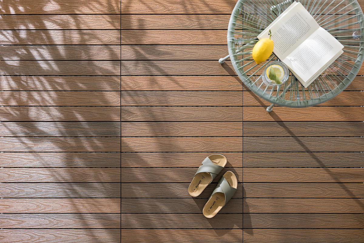 TERRASSENFLIESE - 6er-Set - Braun, Kunststoff (30/60/2.4cm) - home24