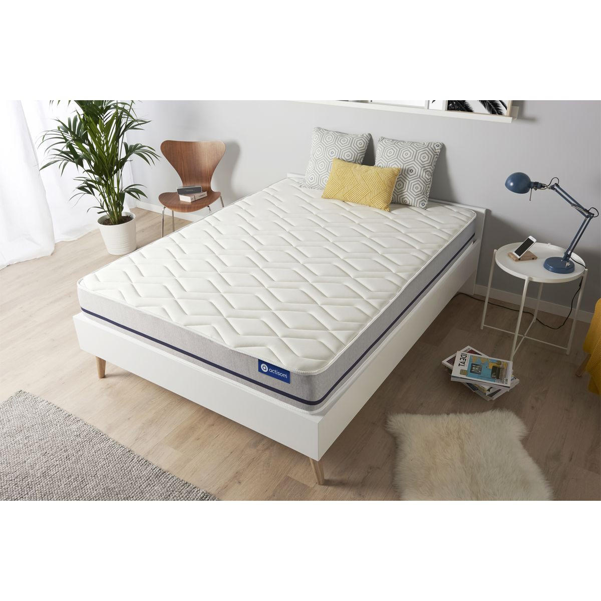MATRATZE Actimemo soft Memory-Schaum 70 x 210 cm h2 - Weiß, Textil (70/210cm) - ACTISOM