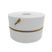 SICHTSCHUTZSTREIFEN PP Premium Gelocht 30 Prozent Streifen Weiß 50m - Weiß, Kunststoff (5000/19cm) - ZAUN|ZU