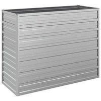 GARTEN-HOCHBEET 100x40x77 cm Verzinkter Stahl Silber - Silberfarben, Metall (100/77/40cm)