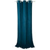 BLICKDICHTER ÖSENVORHANG CASUAL CORD - Petrol, Textil (140/0.5/245cm) - Tom Tailor