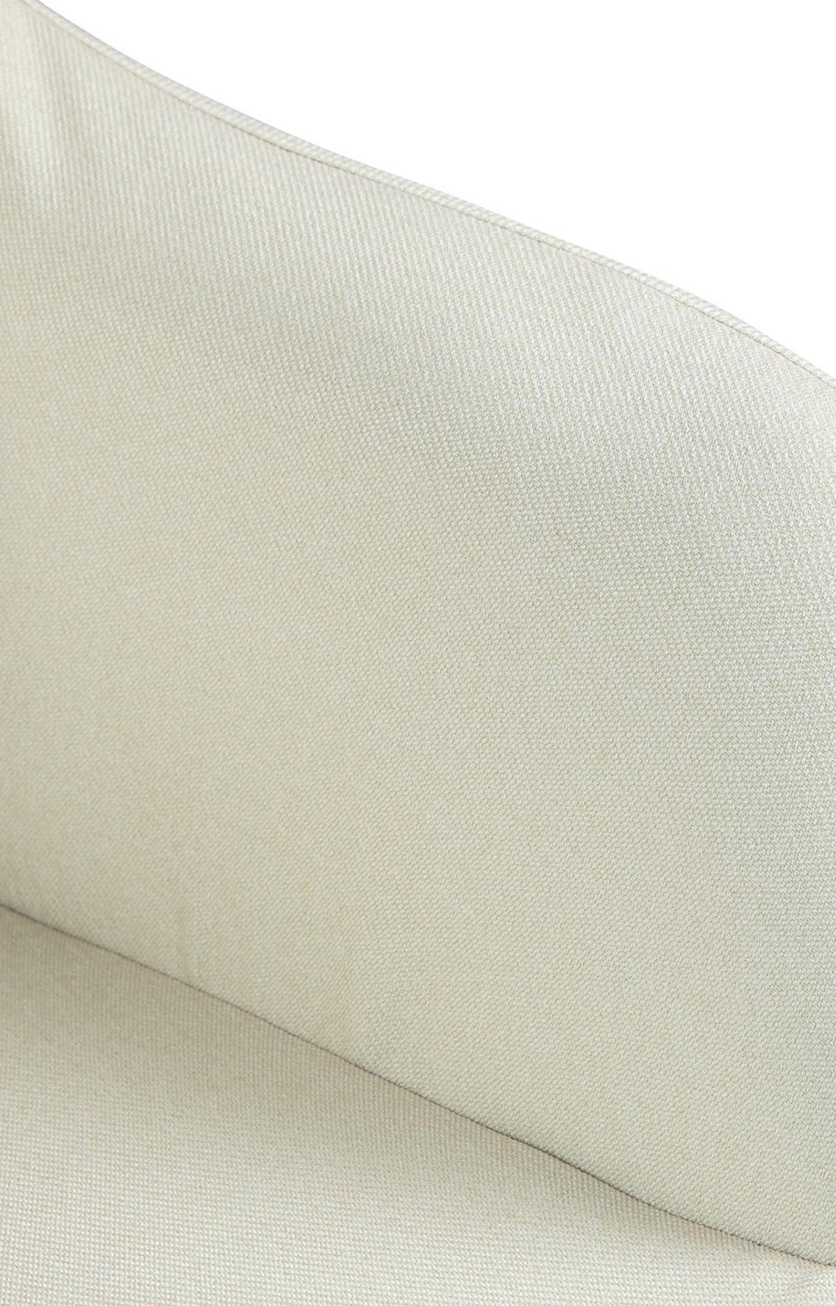 BARHOCKER Stoff creme - Creme/Schwarz, Textil (57/97/59cm) - CLP