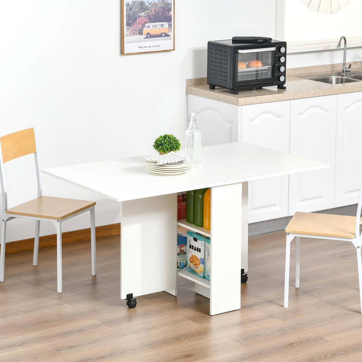 ESSTISCH Weiß 1 Stück - Weiß, Kunststoff (140/75/74cm) - GiPP
