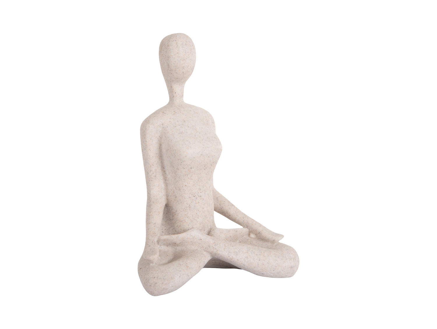 BILD Statue Open Lotus Grau 15/11/21 cm - Grau, Kunststoff (11/21/15cm) - Present Time