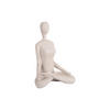 BILD Statue Open Lotus Grau 15/11/21 cm - Grau, Kunststoff (11/21/15cm) - Present Time
