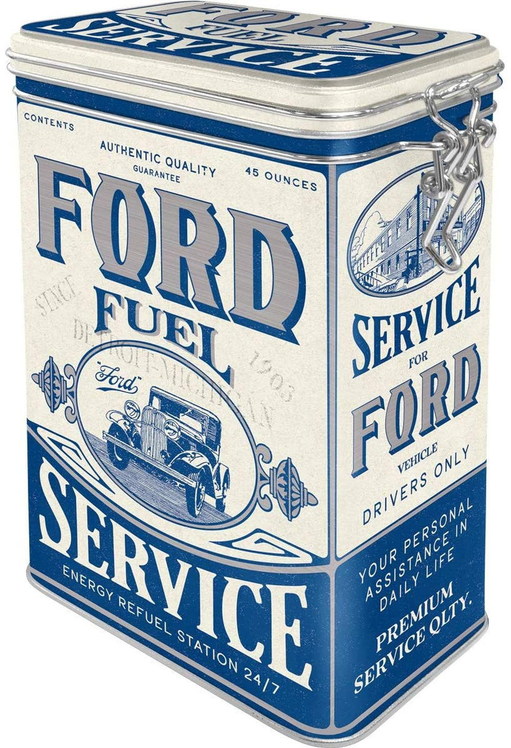 AROMADOSE Ford Fuel Service - Multicolor, Metall (11/17.5/7.5cm) - Nostalgic-Art