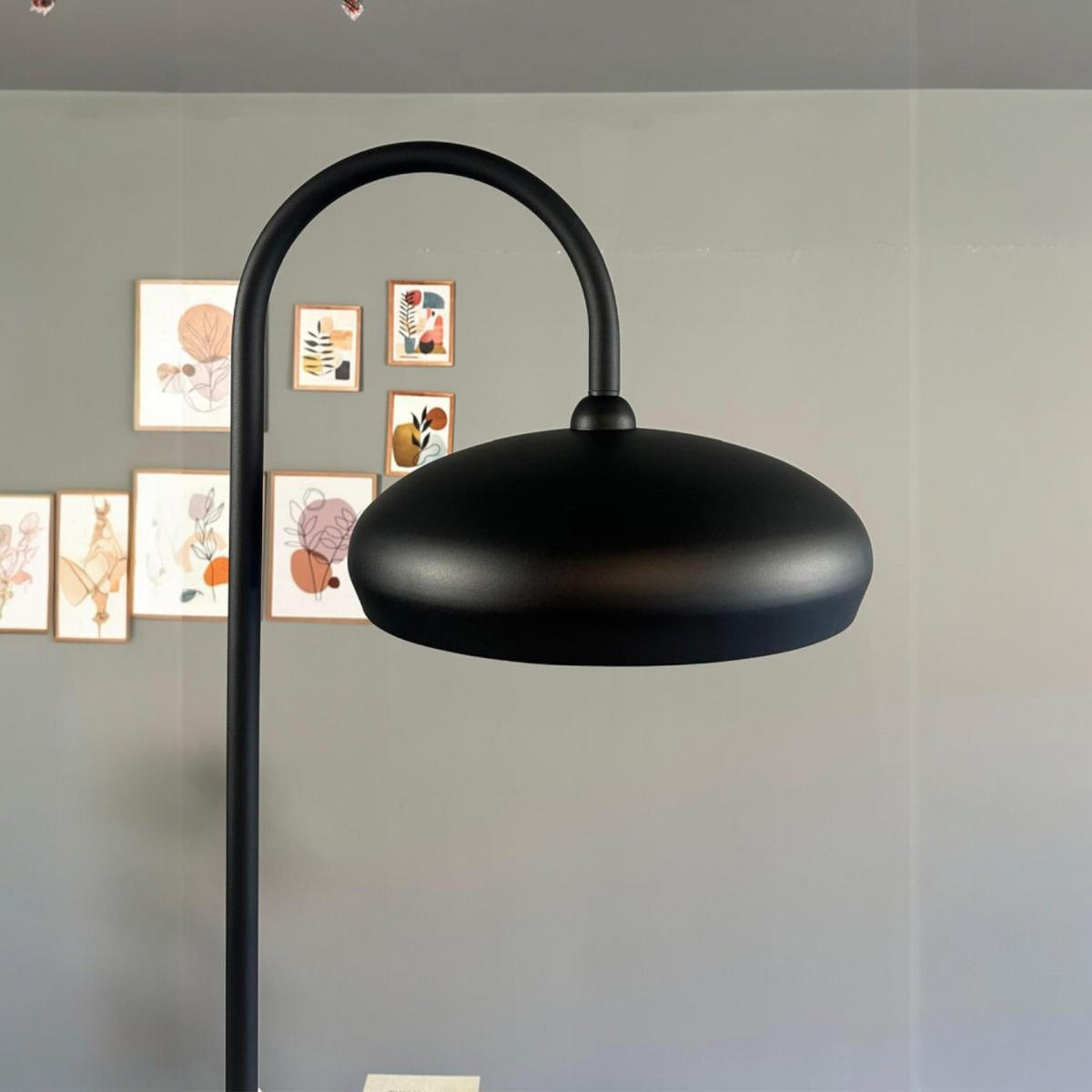 STEHLAMPE Bralo - Schwarz, Metall (37/37/180cm) - Bamyum