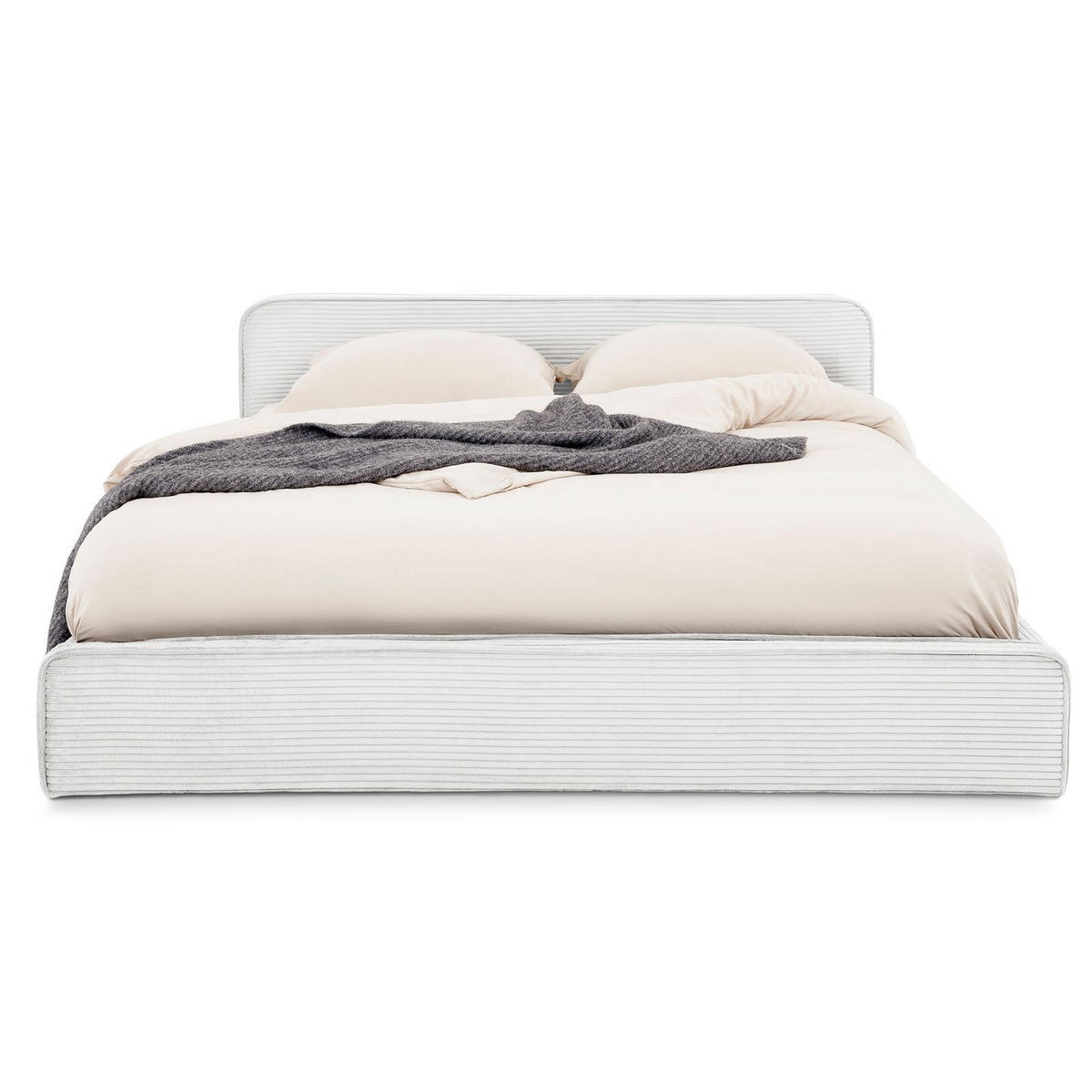 POLSTERBETT CURSIO 140x200 cm Off-White - Weiß, Textil (140/200cm) - IDIMEX