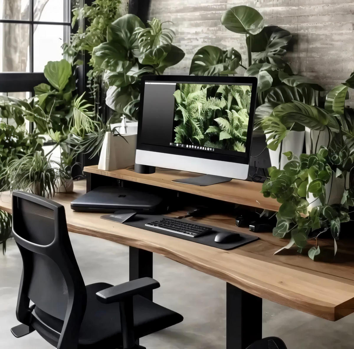 SCHREIBTISCHAUFSATZ Holzoptik Metall Erlefarben Schwarz Monitorablage 90x20x10 cm - Erlefarben/Schwarz, Holzwerkstoff/Metall (20/90/10cm) - Begryf