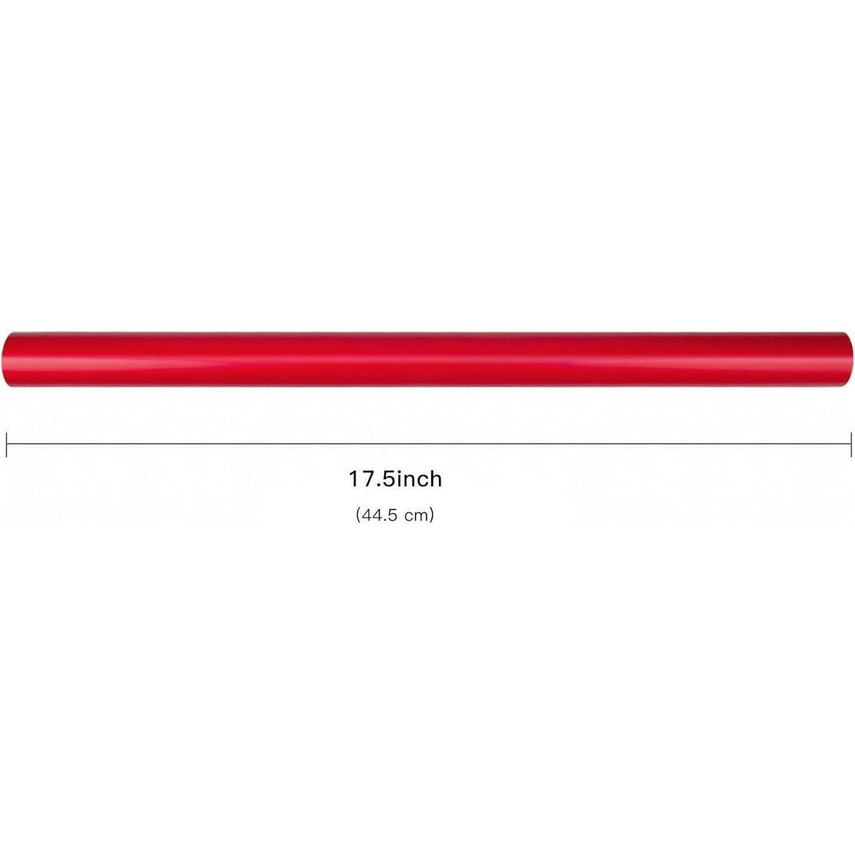 GESCHENKPAPIERROLLE Rot 44,5 cm x 10 m - Rot, Papier (44.5/44.5/44.5cm)