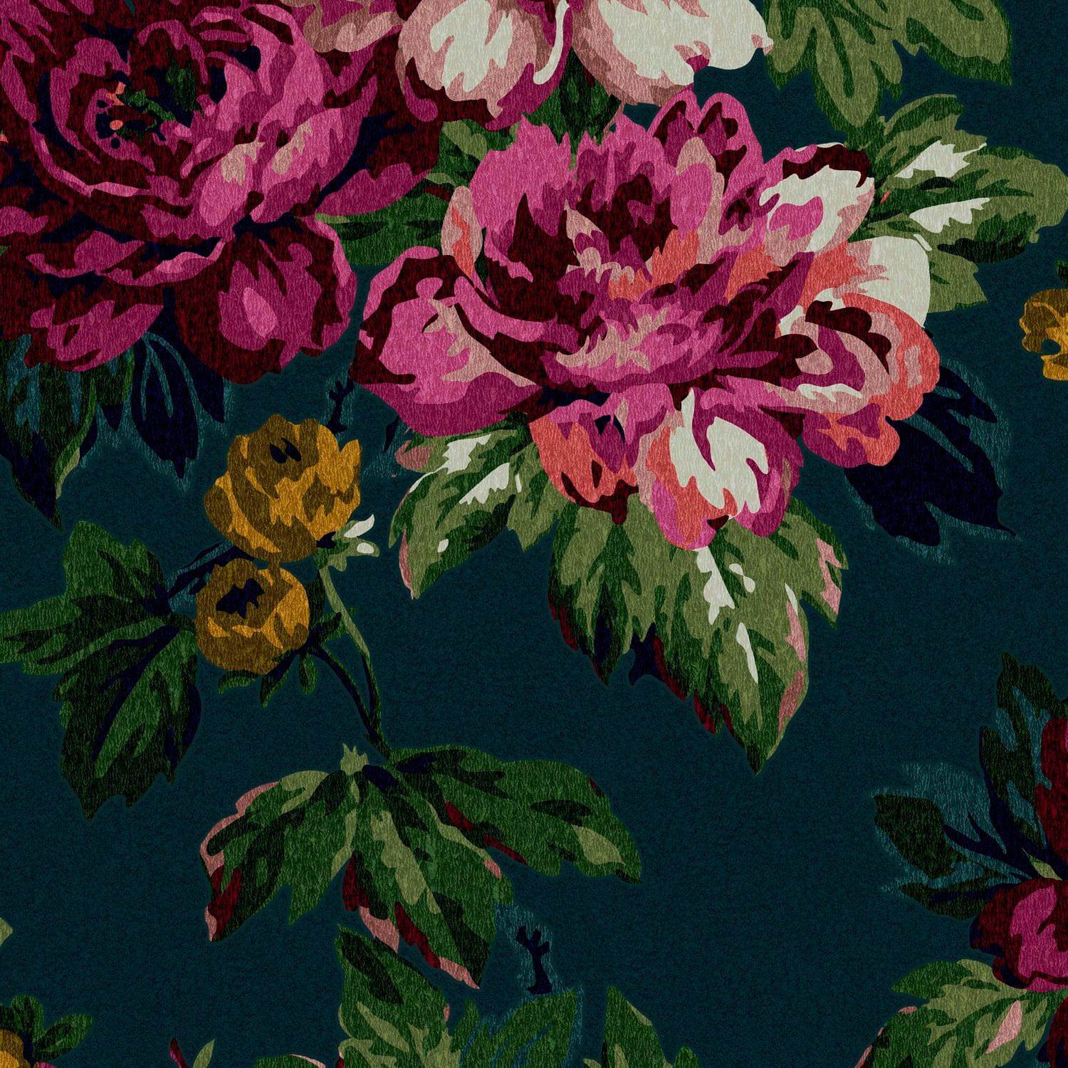Joules Vliestapete Blau, Rosa 52x1000 cm