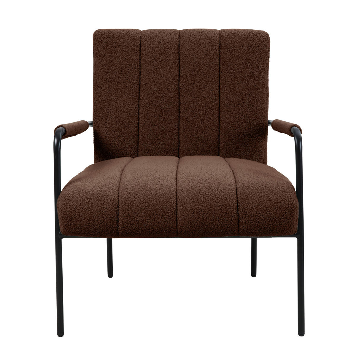 LOUNGESESSEL KYLE - Braun, Textil (70/80/75cm) - SVITA