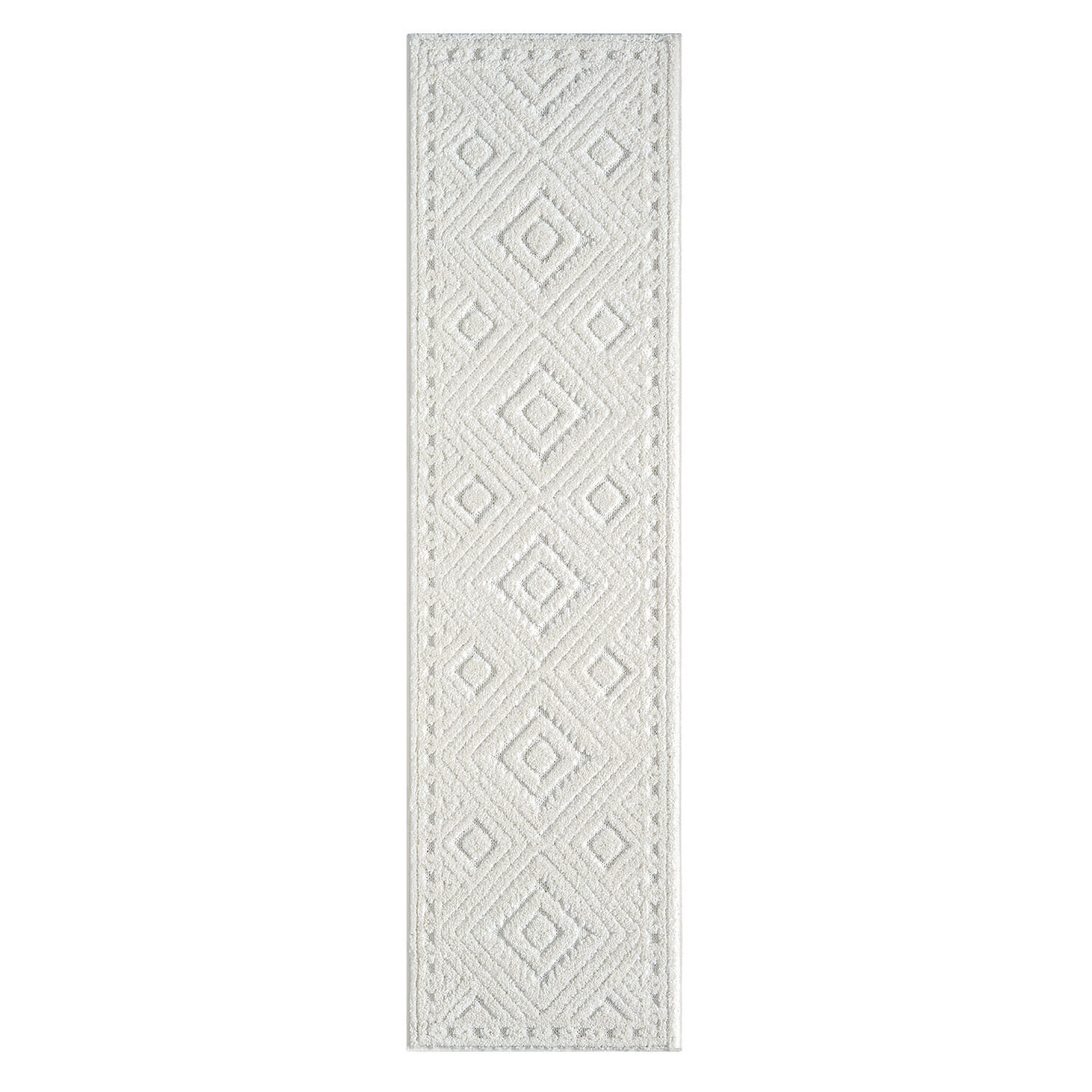 HOCHFLOR-TEPPICH Focus 777 Creme 80x300 cm - Creme, Textil (80/300cm) - carpet city