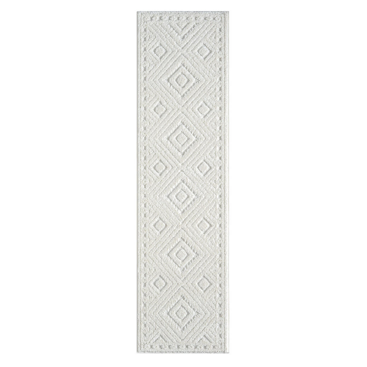 HOCHFLOR-TEPPICH Focus 777 Creme 80x300 cm - Creme, Textil (80/300cm) - carpet city