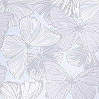 VLIESTAPETE Schmetterlingsgarten Zuckergrau | Soft Grey | Schmetterlinge | 10mx52cm - Grau, Papier/Kunststoff (52/1000cm) - Graham & Brown