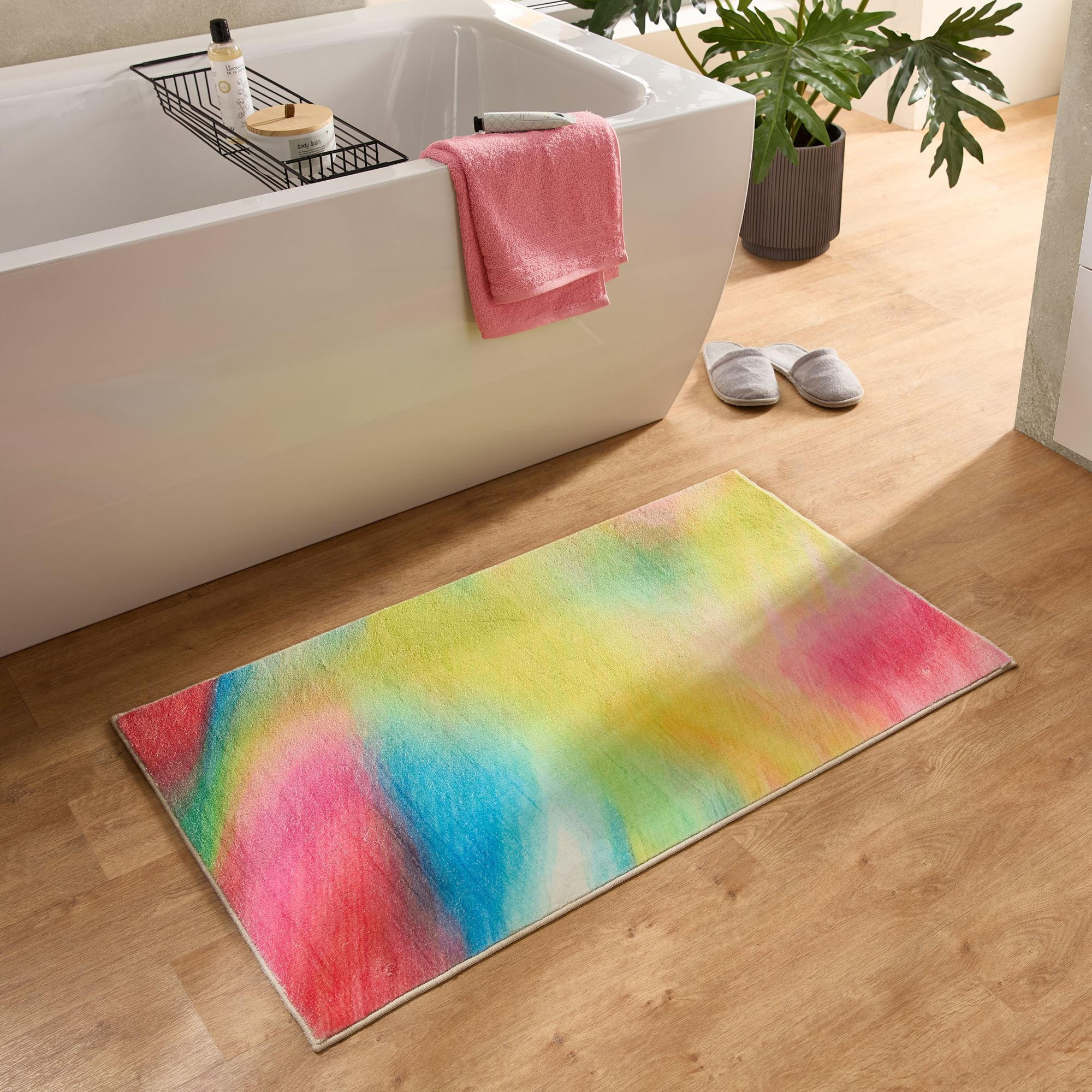 BADTEPPICH Ariella Bunt 50x60 cm - Multicolor, Textil (50/60cm) - Gino Falcone