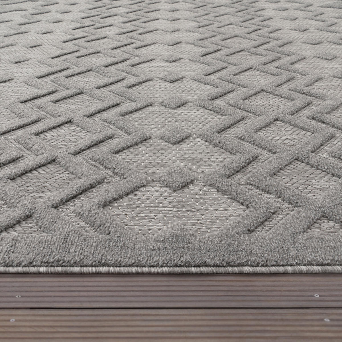 OUTDOORTEPPICH 80/150 cm Livorno 671 - Grau, Textil (80/150cm) - Paco Home