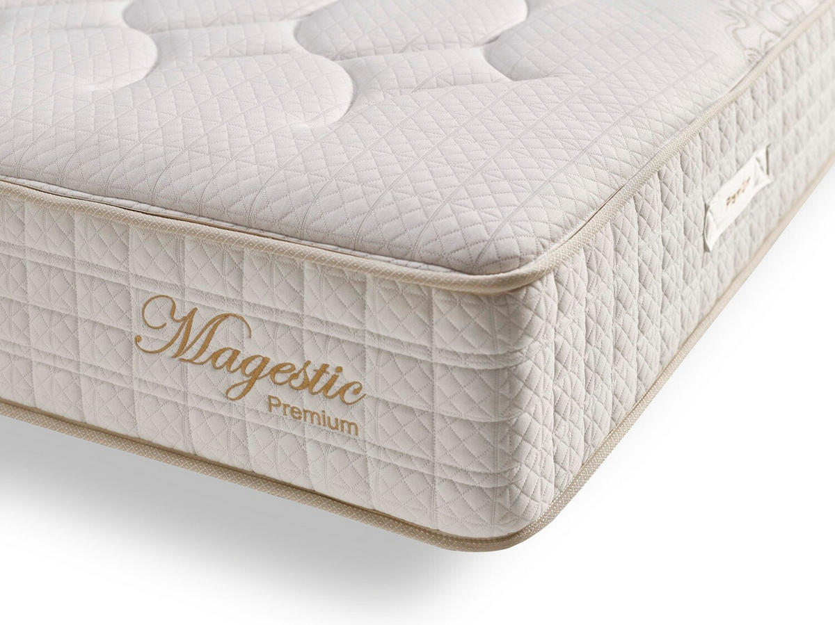 MATRATZE 90x190 Magestic - Weiß, Textil (90/190cm) - Simpur