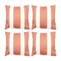 DEKOKISSEN 4er Set - Orange, Textil (43/43cm) - icon