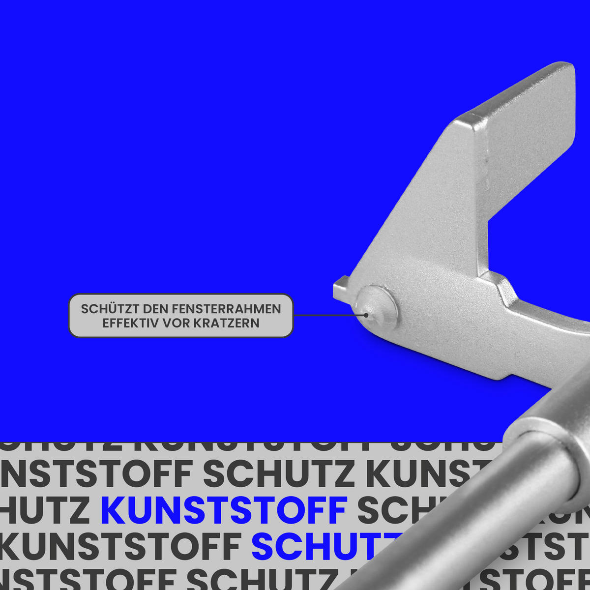 KLEMMSTANGE ausdrehbar/ausziehbar Ø8/10mm Silber (Globe) 100-130 cm - Silberfarben, Metall (1/1/130cm) - Bestlivings