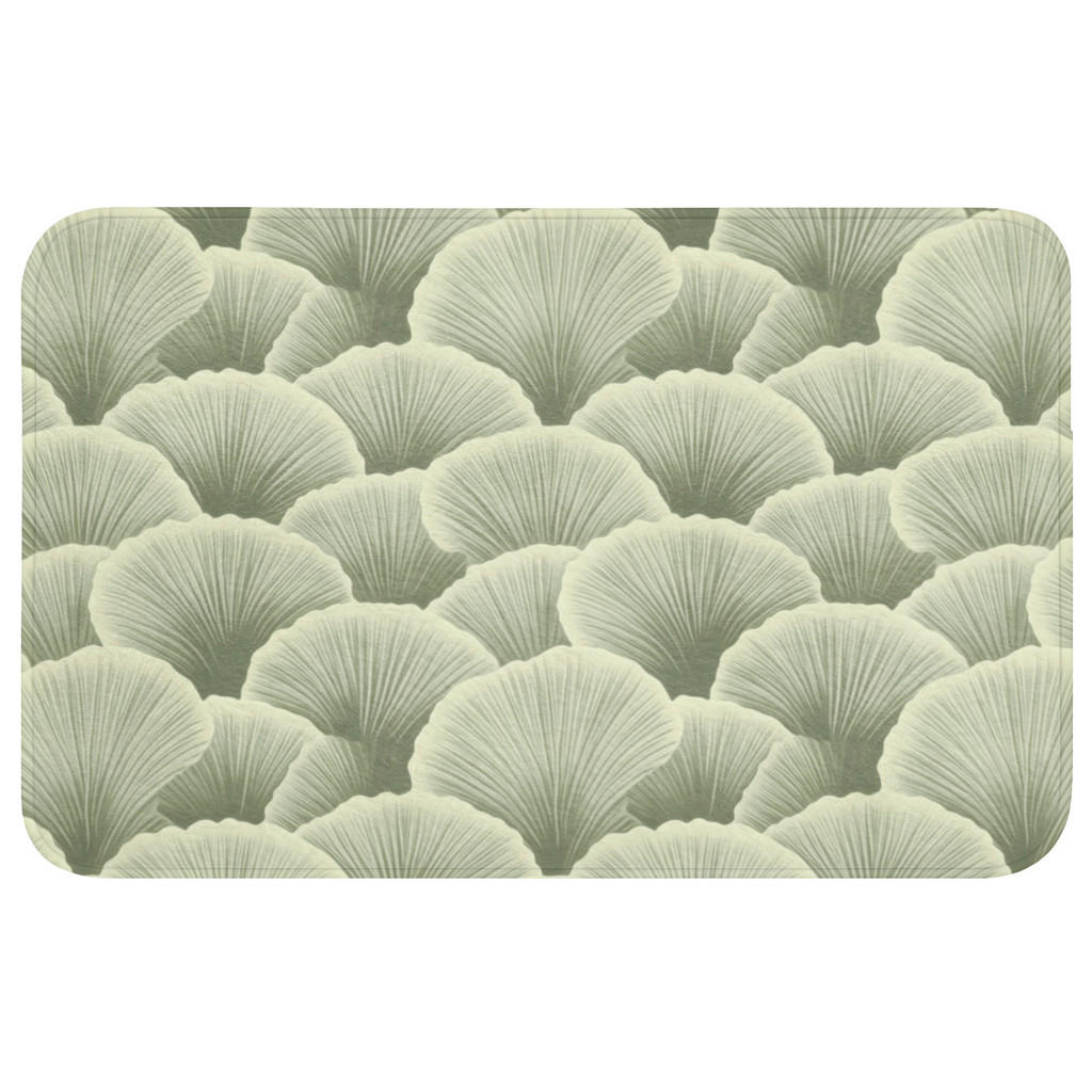 OnlyWow WC PŘEDLOŽKA Vějíř - list - zelený 80x50 cm