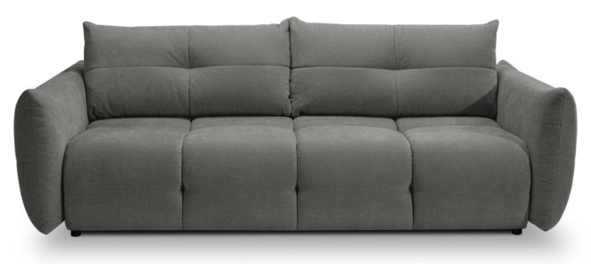 SOFA Grau BASTO Mit Schlaffunktion - Grau, Textil (245/86/110cm) - Sepro Meble