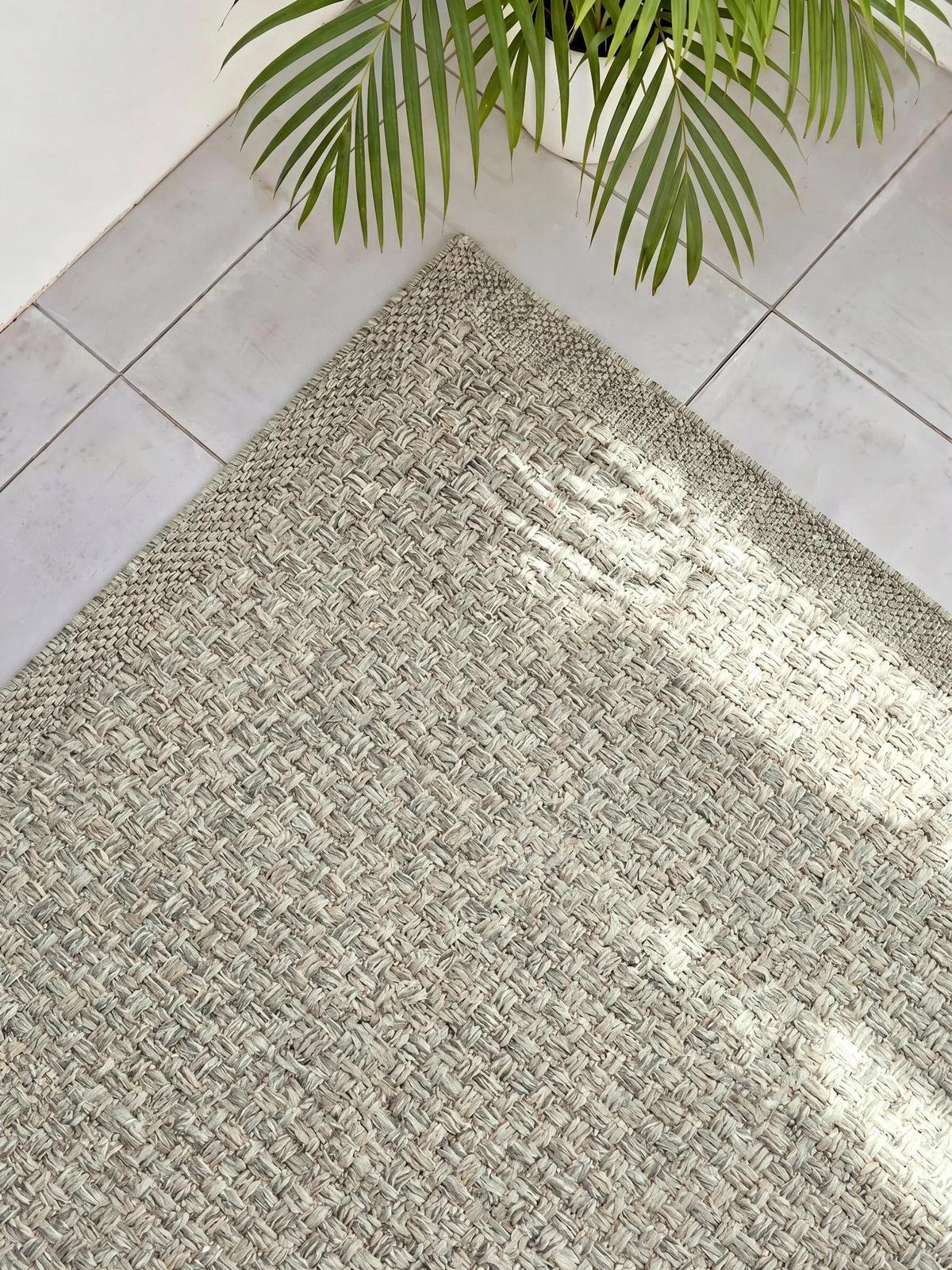 OUTDOORTEPPICH Iowa Dunkelgrau 160/230 cm - Dunkelgrau, Kunststoff/Textil (160/230cm) - benuta