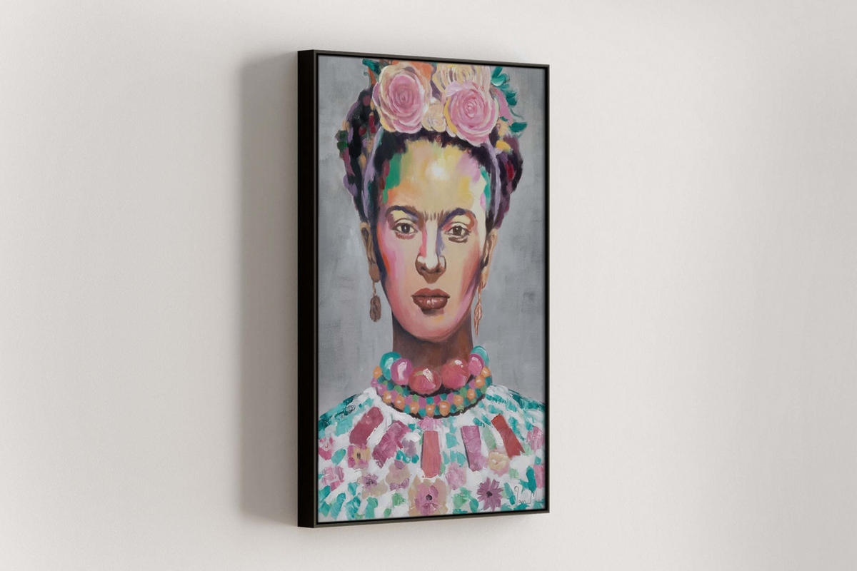 OLEJOMAĽBA 60/90 cm, Zvieratá - viacfarebná, drevo/textil (60/90cm) - KUNSTLOFT