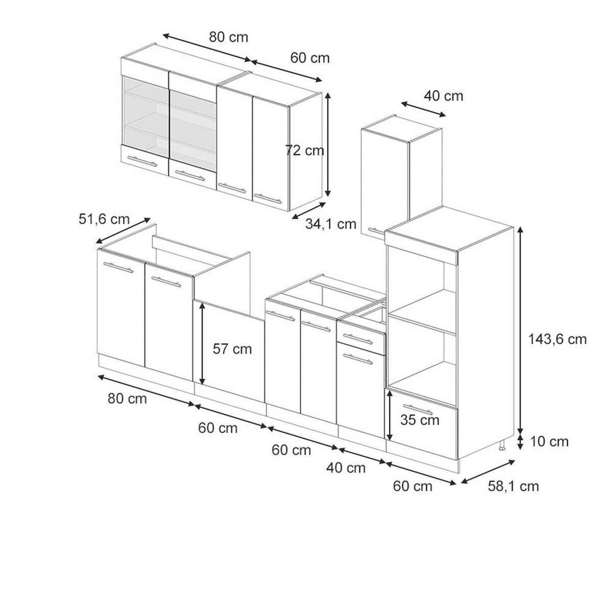 KUCHYŇSKÝ KOUT Fame-Line Tmavě šedá - tmavě šedá/antracitová, kompozitní dřevo (300/81.6/46cm) - Vicco