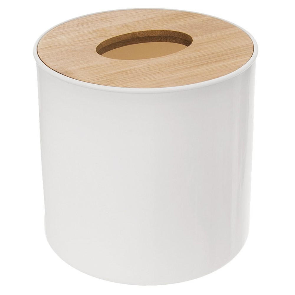 BADEZIMMER-ABFALLEIMER WHITNEY, Kunststoff, weiß, 1,5 l - Weiß, Kunststoff (12/18/12cm) - Orion 