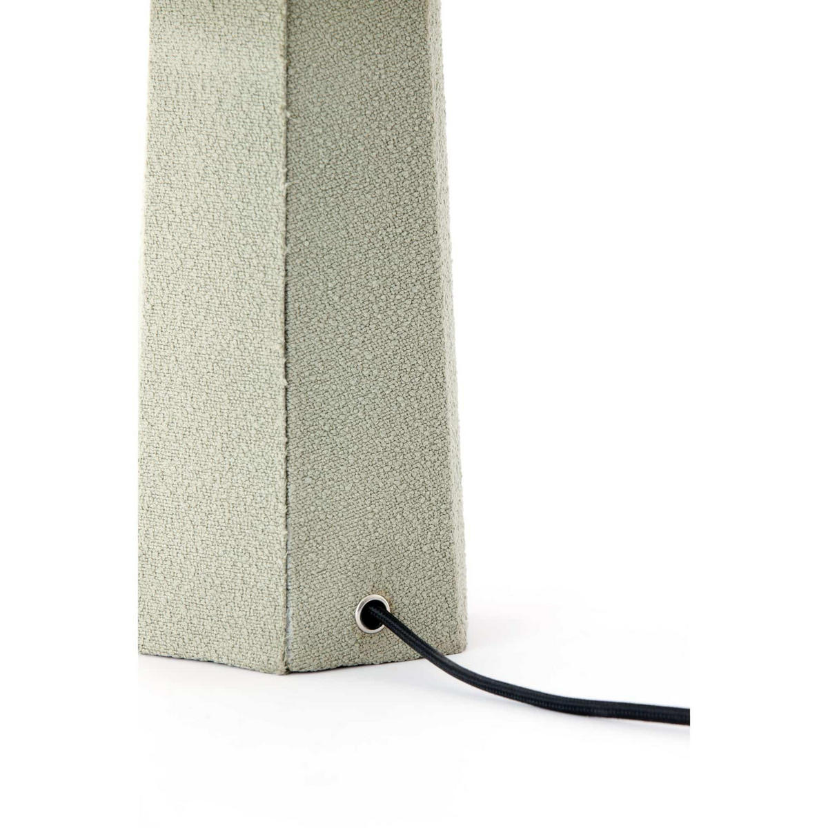 TISCHLAMPE Musabo Grün 25/25/49 cm - Grün, Textil (25/25/49cm) - Light & Living