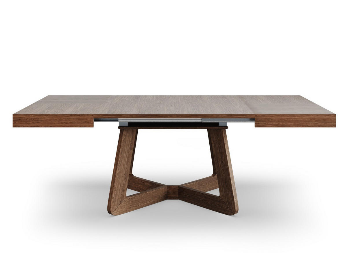 ESSTISCH PIAZZA Ausziehbar 130 - 230 / 130 x 76 cm - Braun, Holz (130/130/76cm) - MASSENO