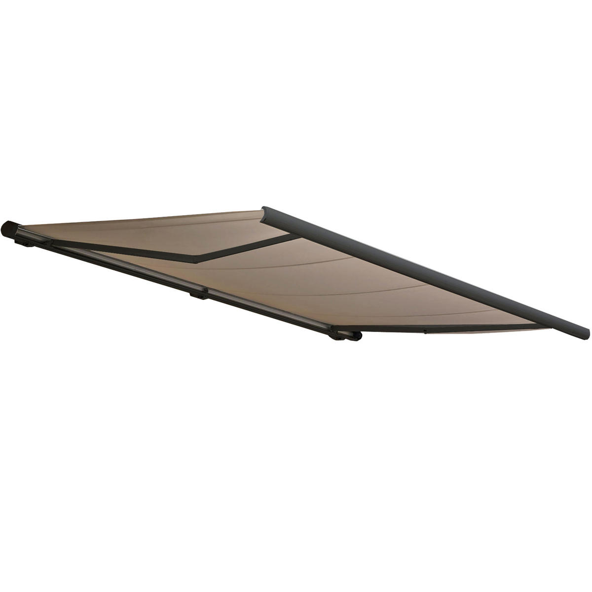 ELEKTRISCHE KASSETTENMARKISE Beige, Anthrazit - Beige/Anthrazit, Textil (400/23/300cm) - MCW