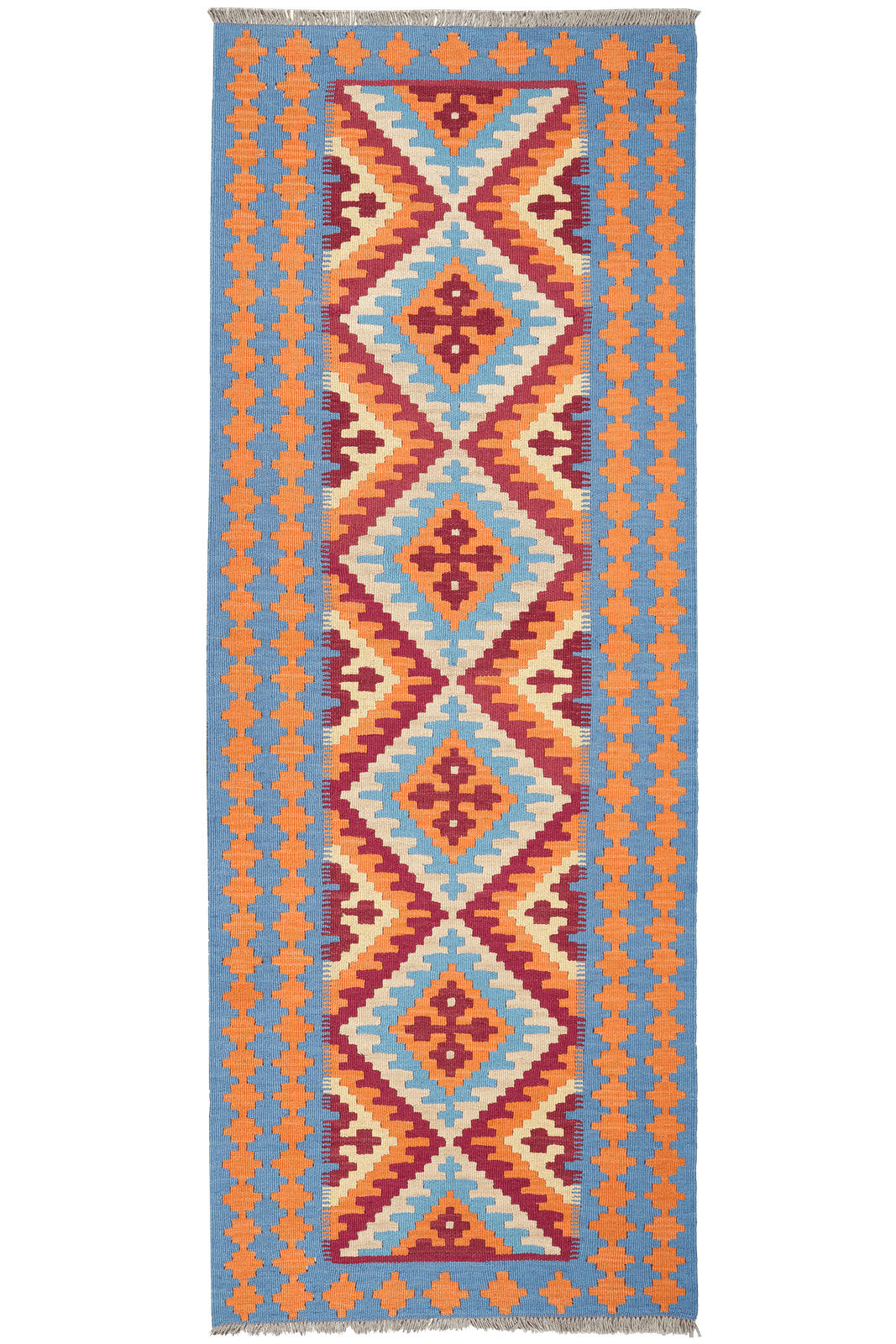 Looma Kelim-Läufer Beige 86x240 cm