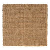 JUTETEPPICH Boucle Jute Braun - Braun, Textil (239/330cm) - Kukoon Rugs