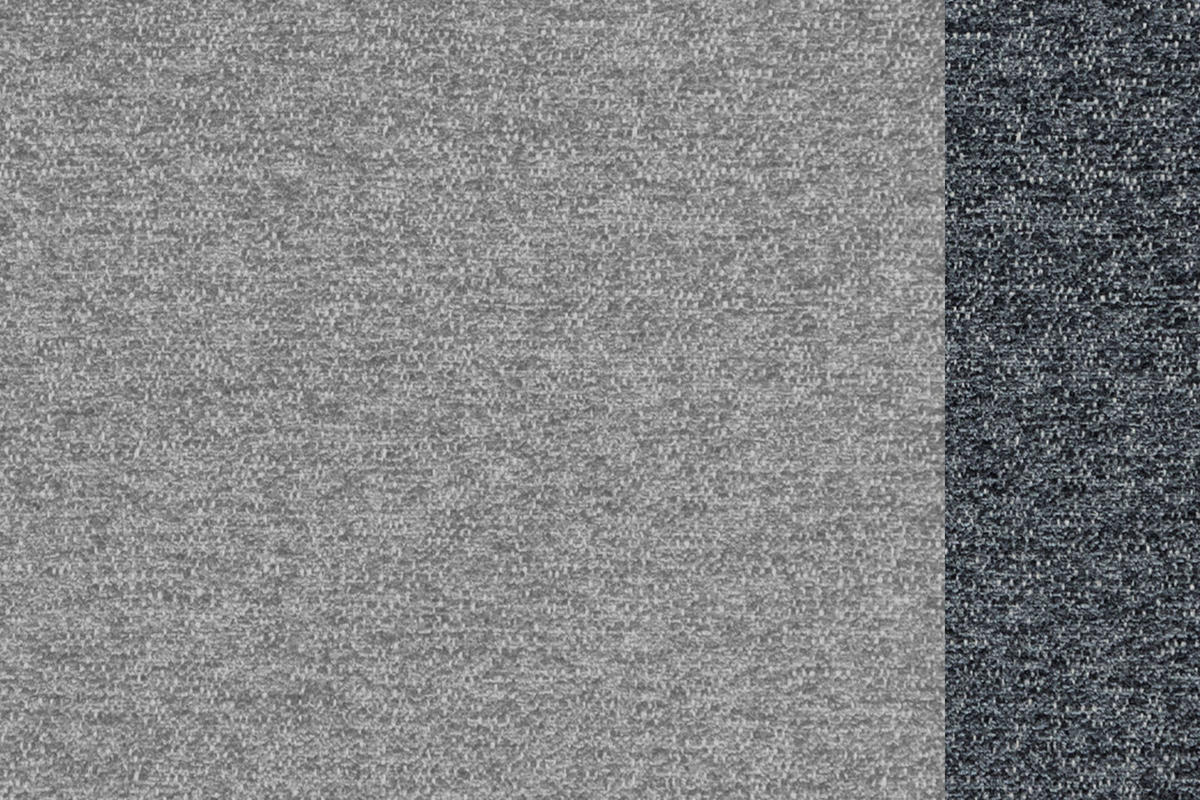 SOFA SALVINI 2,5-Sitzer, hellgrau - Hellgrau/Schwarz, Holzwerkstoff/Textil (176/88/99cm) - Courtois Laville
