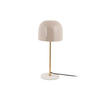 TISCHLAMPE Manta Grau 20/20/50 cm - Grau, Metall (20/20/50cm) - Leitmotiv