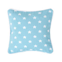 KISSENHÜLLE Sterne 30/30 cm, 100% Baumwolle - Blau, Textil (30/30cm) - Homescapes