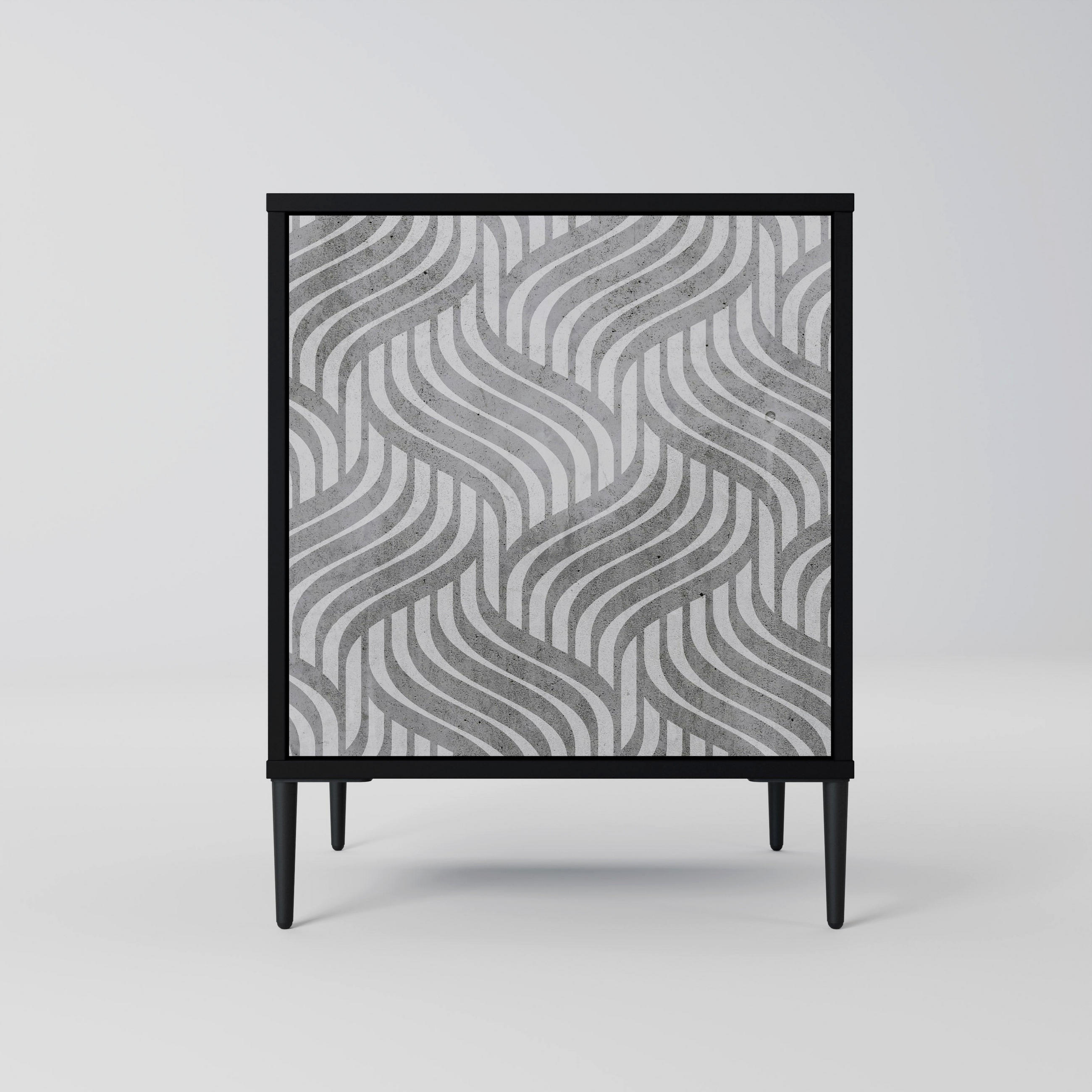 SpaceRebels Sideboard Schwarz 57.5x72.5x42 cm