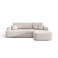 ECKSOFA mit Schlaffunktion FIGO Curio 02 Rechts - Creme, Textil (250/150cm) - Bedante