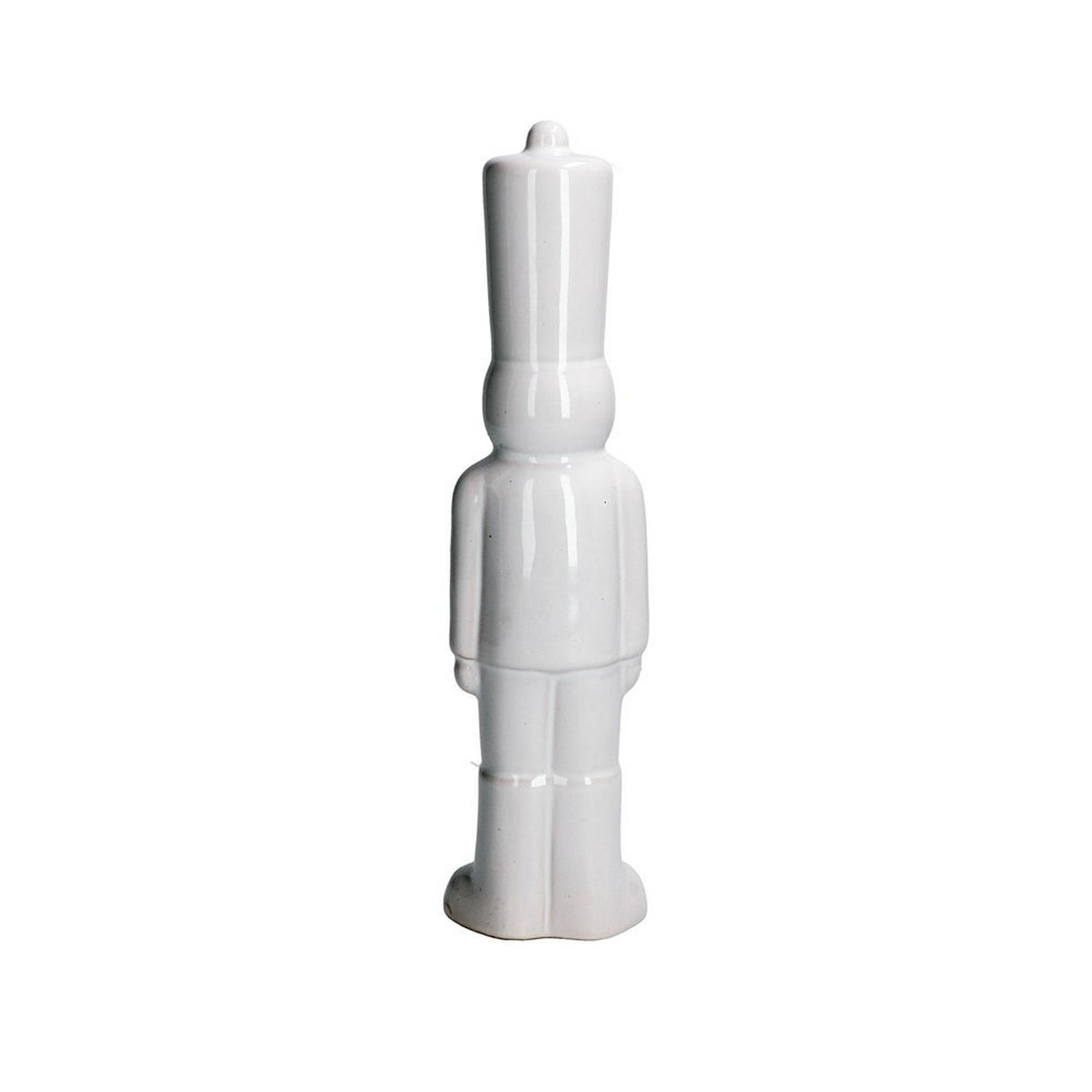 DEKORATIVE FIGUR Weiß 5/6.5/26 cm H226600006 - Weiß, Keramik (6.5/26/5cm) - Rituali Domestici 